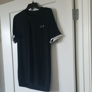 TLF Black T-Shirt with White Accents
